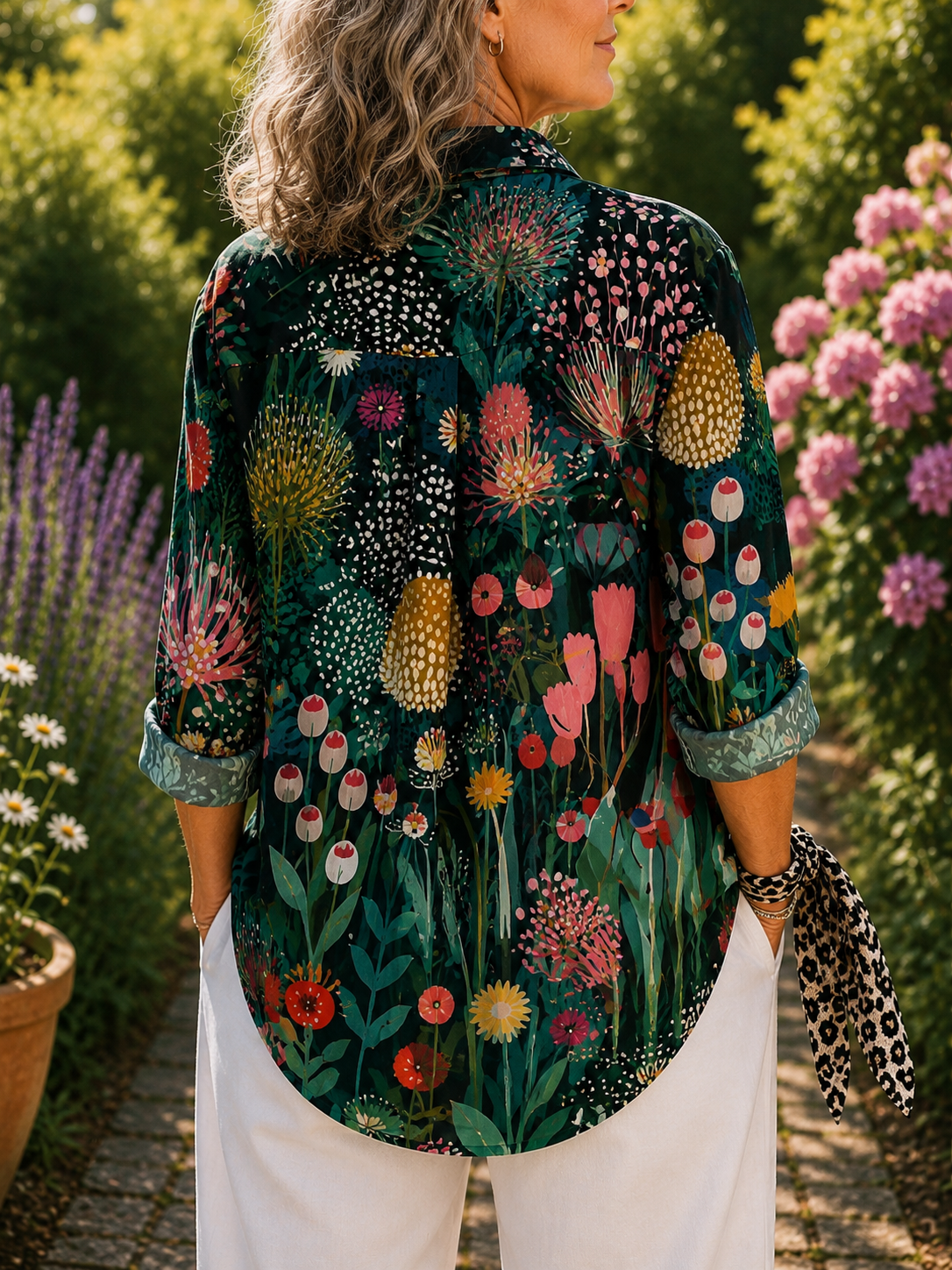 Rose | Peacock Grace Blouse