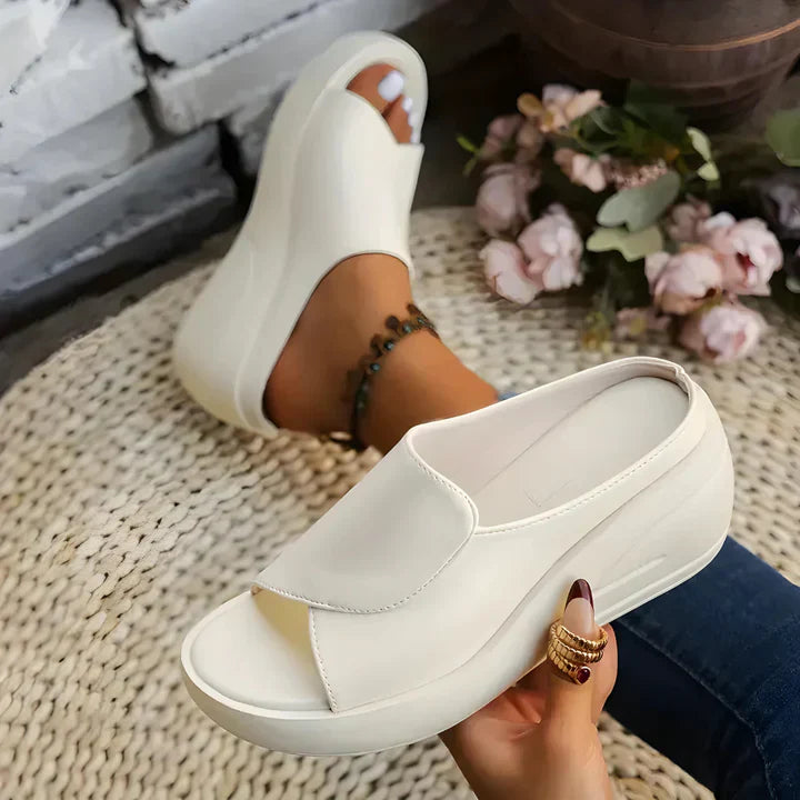 Eliza | Orthopaedic Slip-on Wedge Sandals