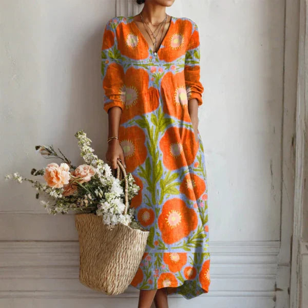 Summer | Sunset Bloom Maxi Dress