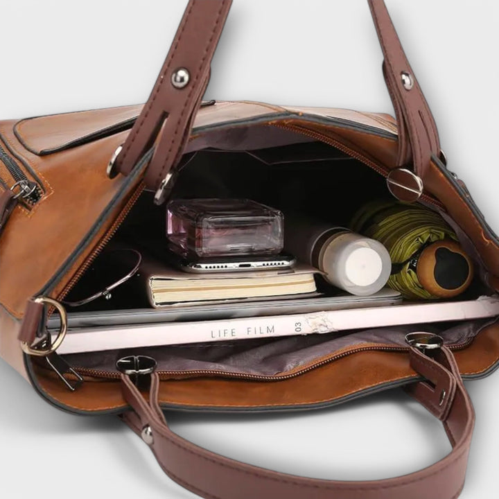 Lora | Bolsa de Cuero Elegante