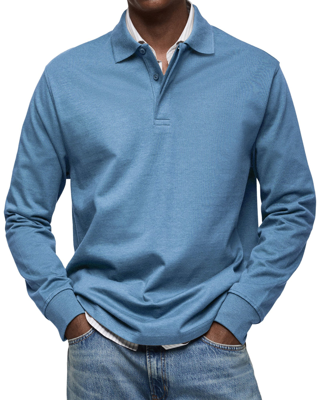 POLO DE LUJO DE MANGAS LARGAS