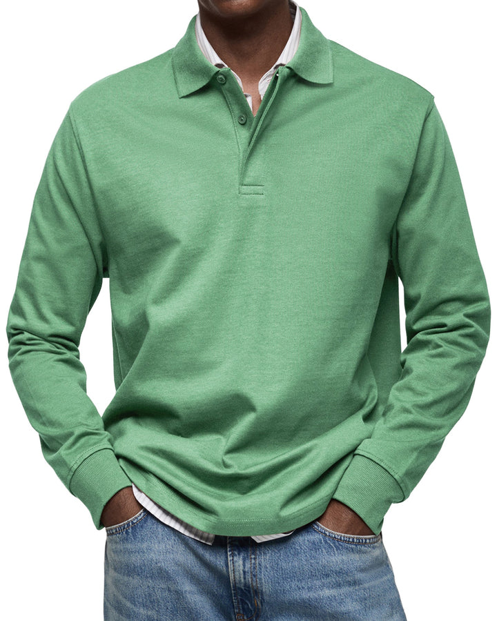 POLO DE LUJO DE MANGAS LARGAS