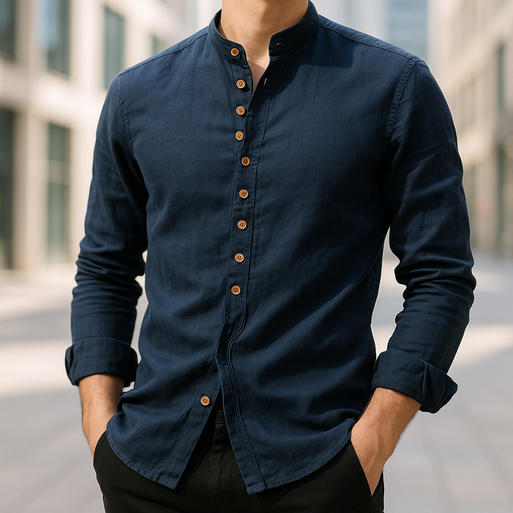 CAMISA DE LINO Y ALGODÓN