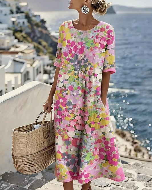The Santorini Midi Dress