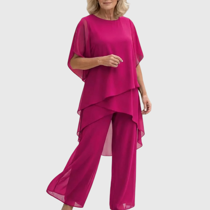 ELARA | Conjunto palazzo fluido de estilo elegante y cómodo