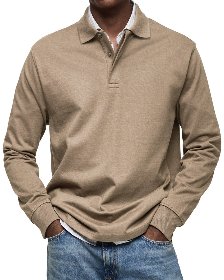 POLO DE LUJO DE MANGAS LARGAS
