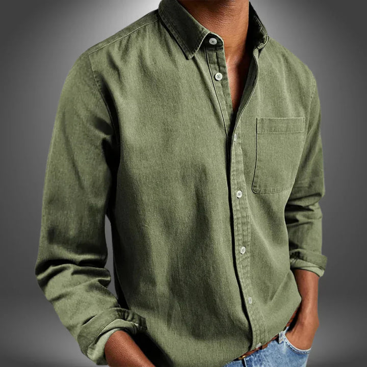 Leonardo | Camisa artesanal de algodón