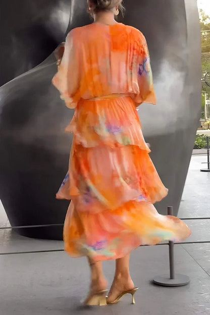 Casar | Elegant Chiffon Dress