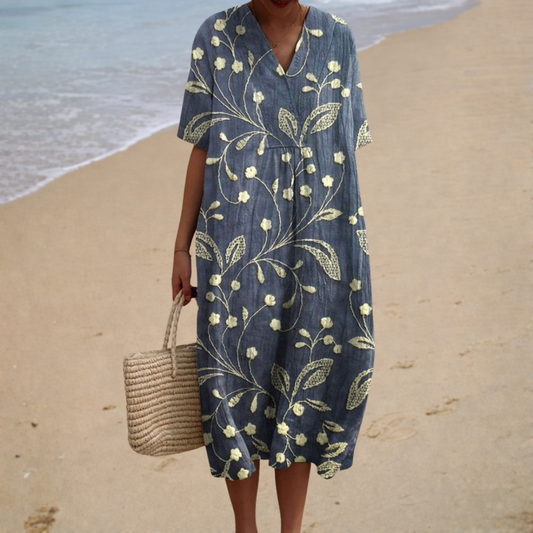 Élora | Bohemian Midi Dress