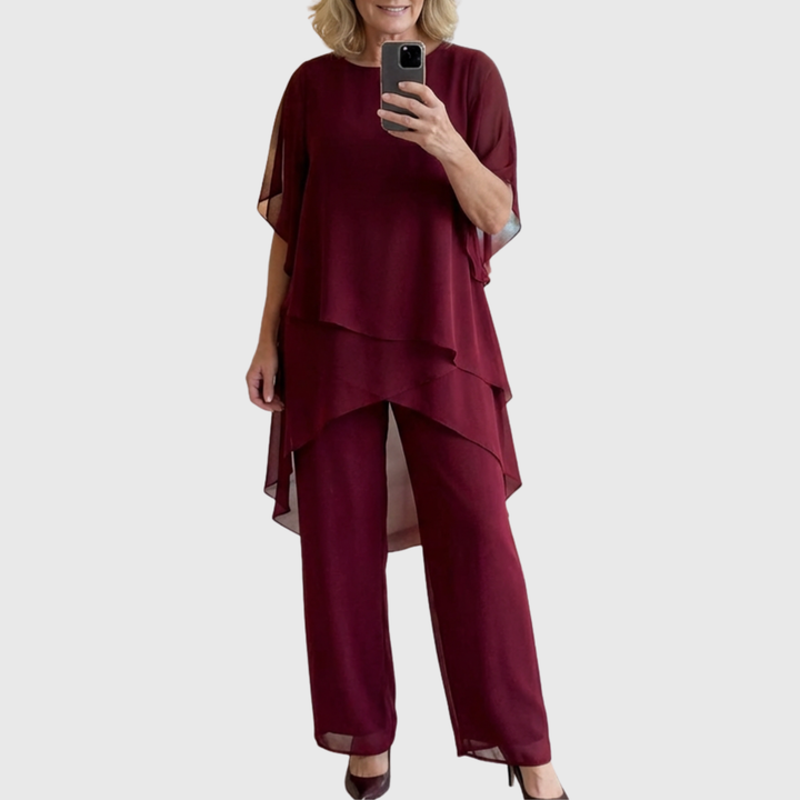 ELARA | Conjunto palazzo fluido de estilo elegante y cómodo