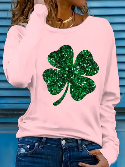 Emery - Clover Print Sweatshirt