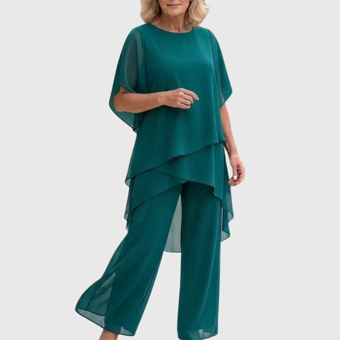 ELARA | Conjunto palazzo fluido de estilo elegante y cómodo