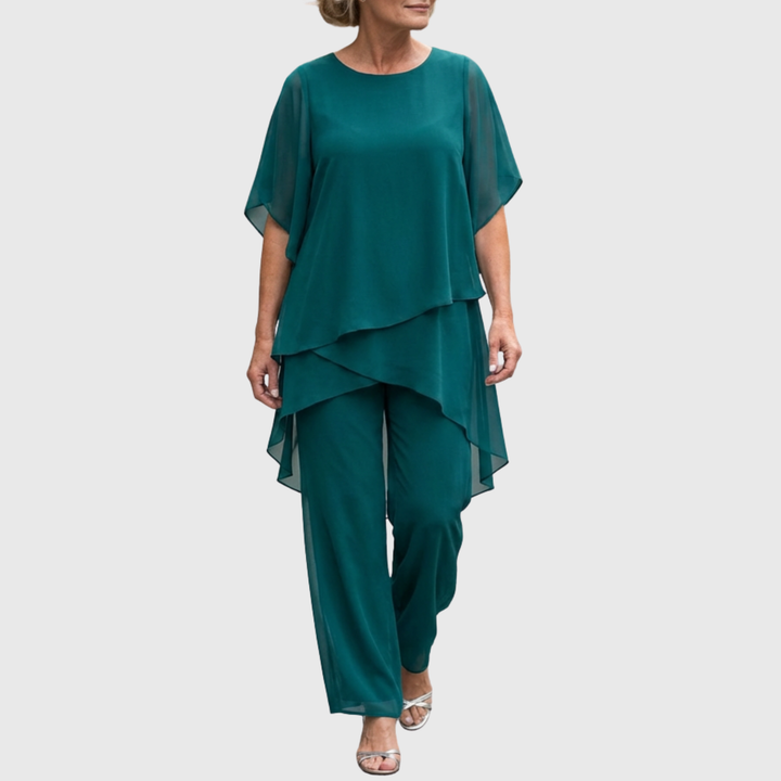ELARA | Conjunto palazzo fluido de estilo elegante y cómodo