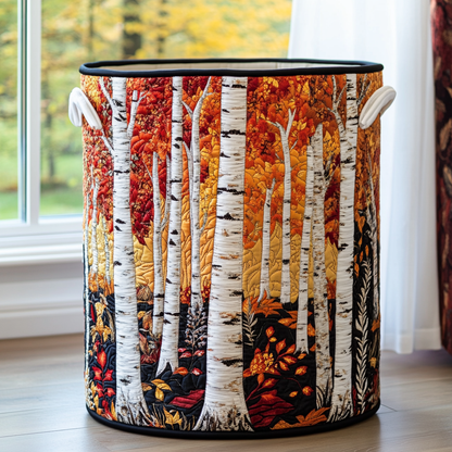 Olwen™ | Forest Quilted Laundry Basket