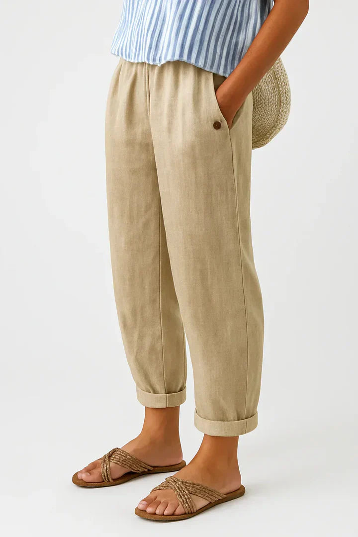 Romina™ Pantalones Atemporales de Lino y Algodón