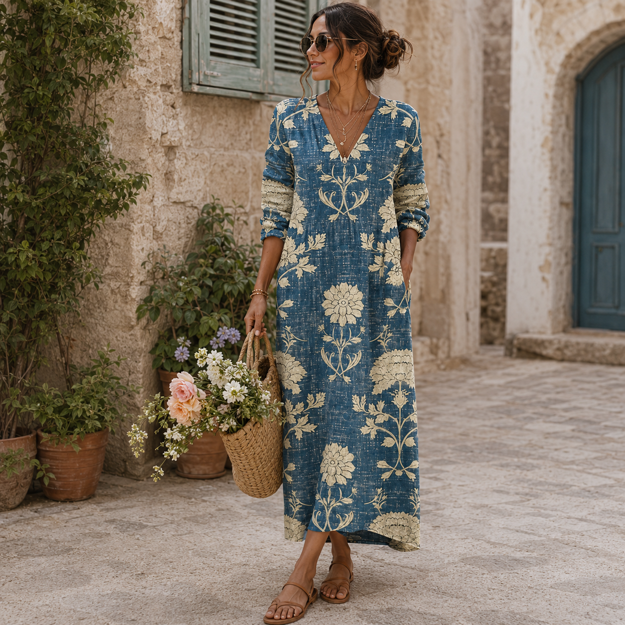 Willow | Botanical Maxi Dress