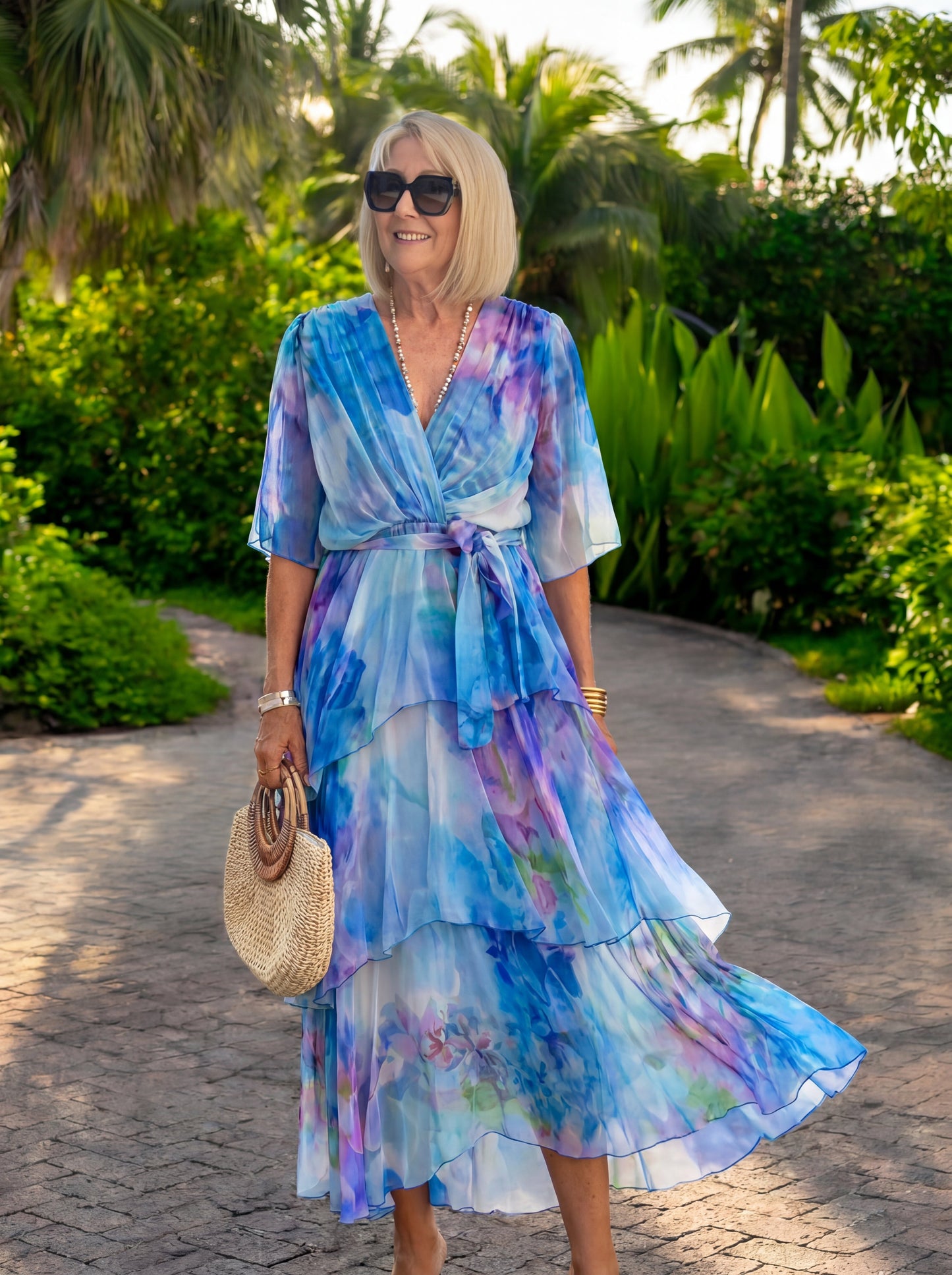 Casar | Elegant Chiffon Dress