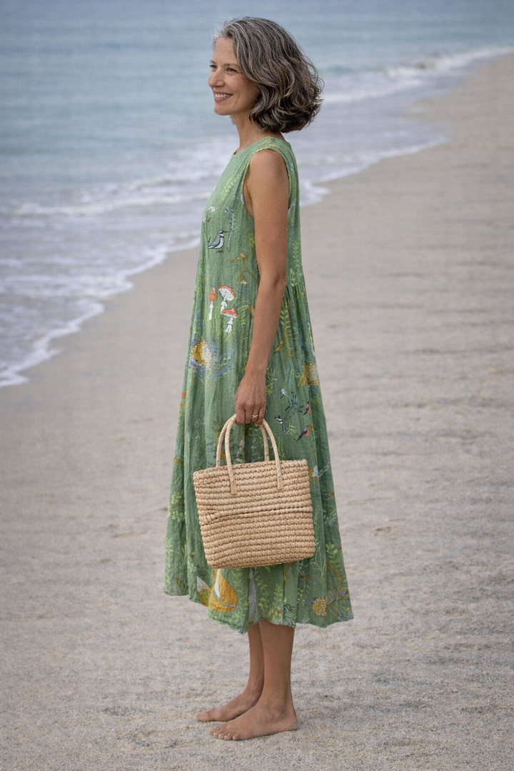 Esperanza | Vestido midi estilo woodland