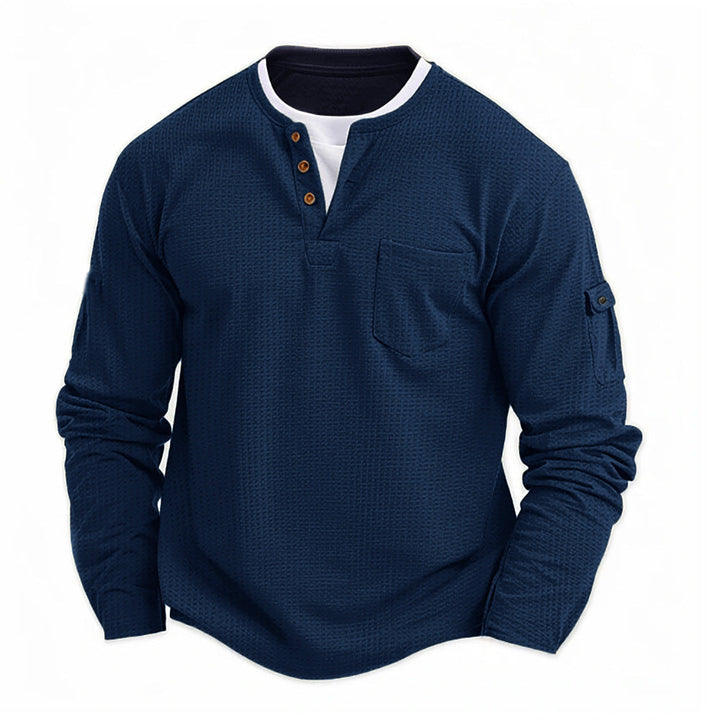CAMISA MODERNA DE MANGAS LARGAS