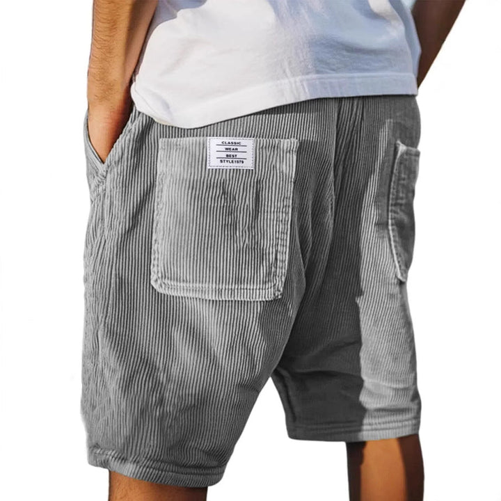 Xavier | Pantalones cortos entallados con textura refinada