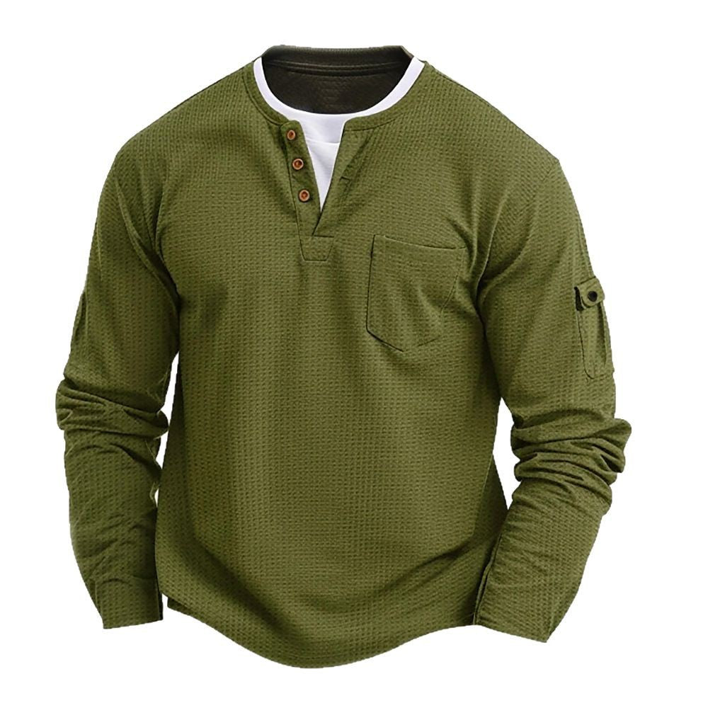 CAMISA MODERNA DE MANGAS LARGAS