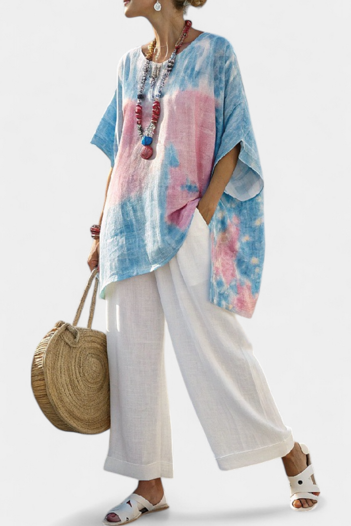 Romane | Top Confort & Pantalón Rayado