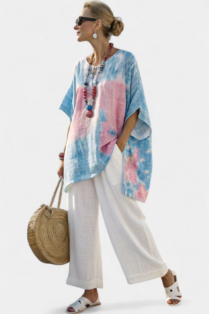 Romane | Top Confort & Pantalón Rayado