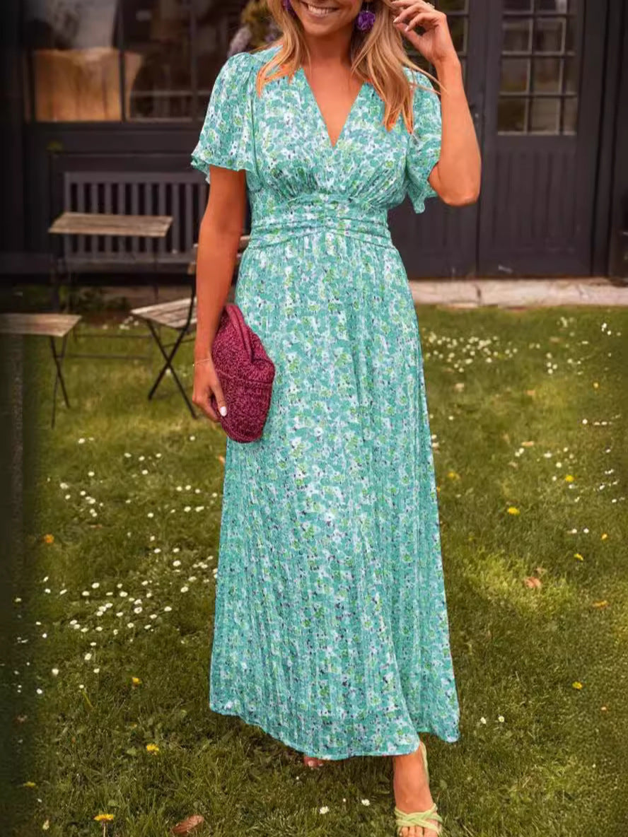 Elis | Long Floral Dress