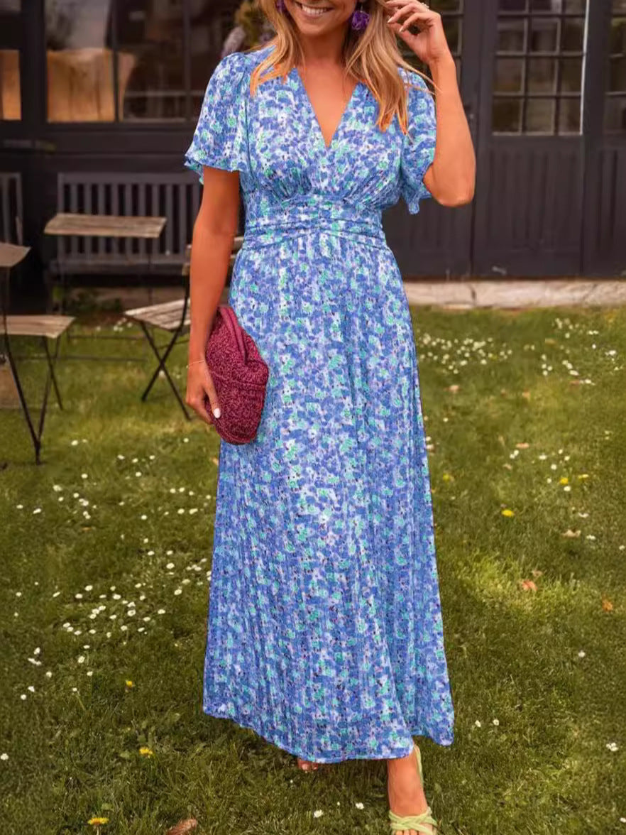 Elis | Long Floral Dress