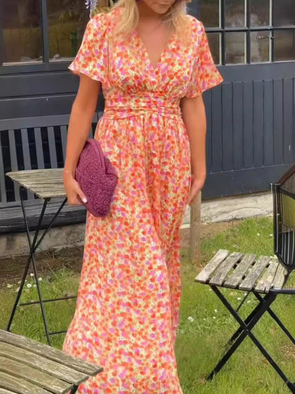 Elis | Long Floral Dress