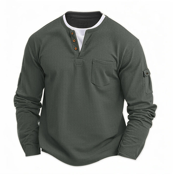 CAMISA MODERNA DE MANGAS LARGAS