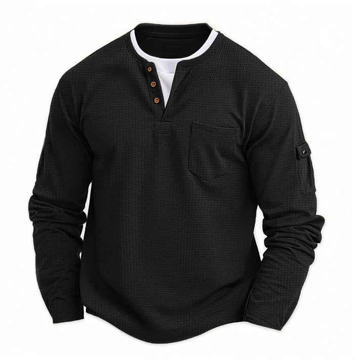 CAMISA MODERNA DE MANGAS LARGAS