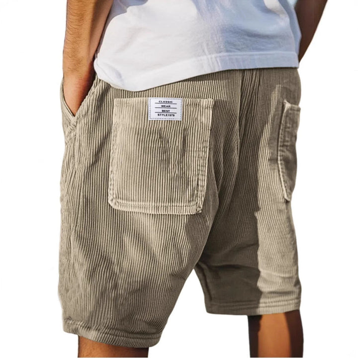Xavier | Pantalones cortos entallados con textura refinada
