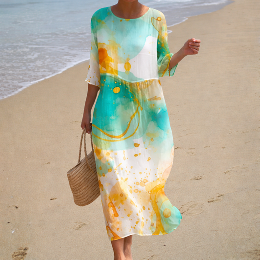 Aurore | Luminescent Watercolor Dress