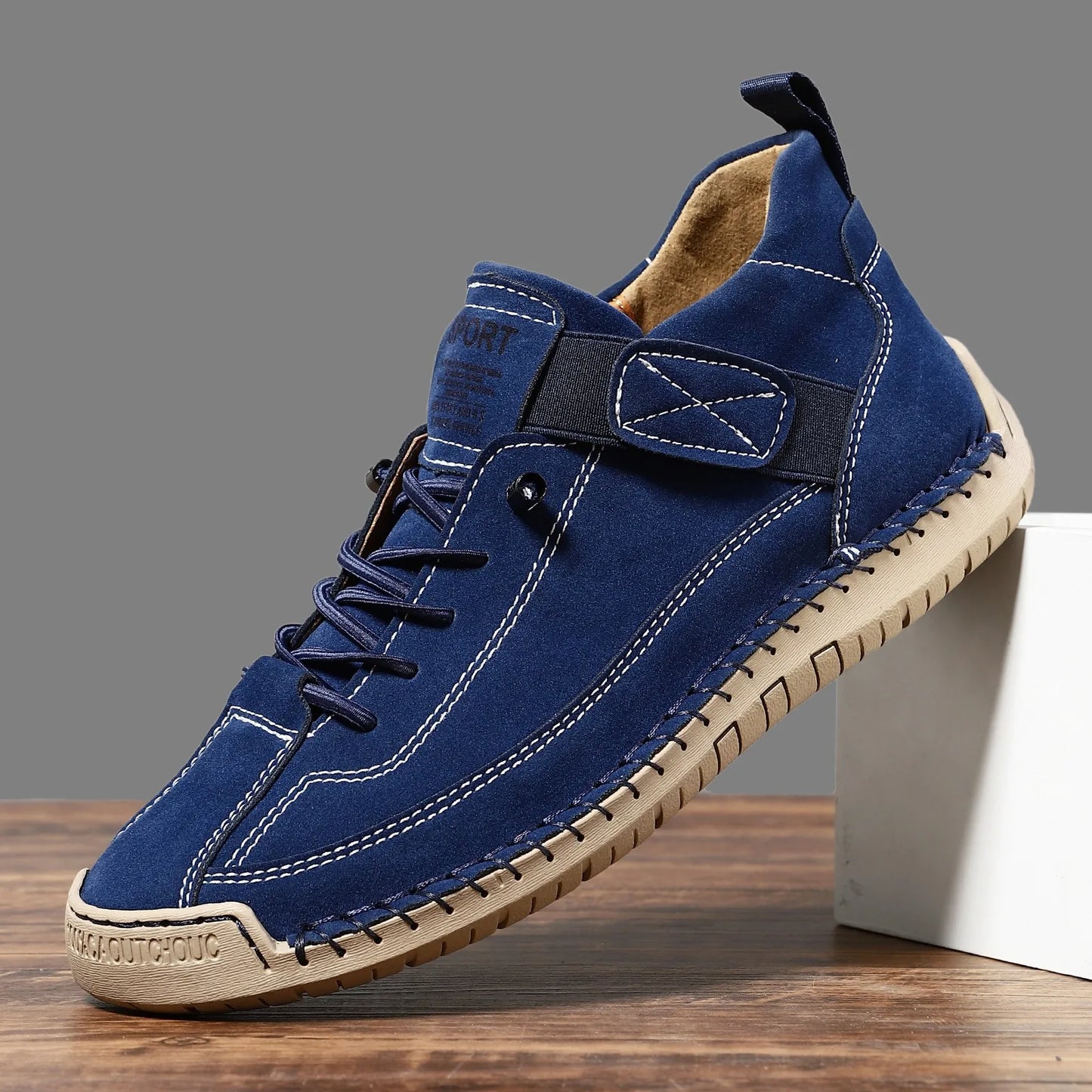Victoria™ – Hand‑Stitched Leather Slip‑On Loafers