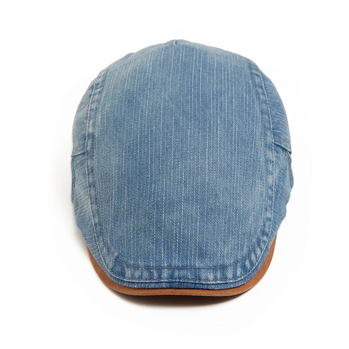 Antonio™ | Gorra plana de mezclilla premium – Estilo atemporal y comodidad diaria.