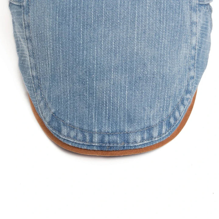 Antonio™ | Gorra plana de mezclilla premium – Estilo atemporal y comodidad diaria.