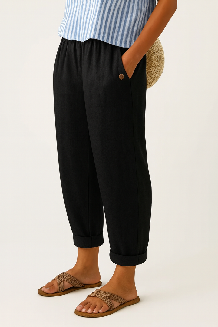 Romina™ Pantalones Atemporales de Lino y Algodón