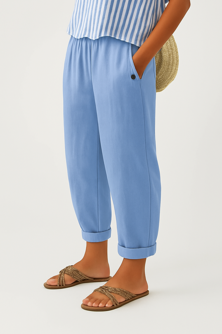 Romina™ Pantalones Atemporales de Lino y Algodón