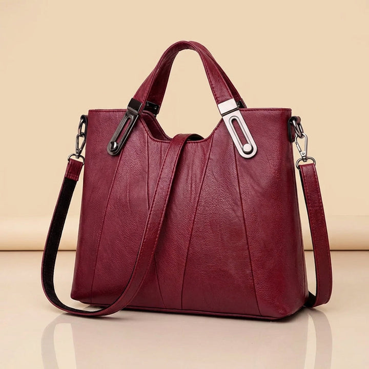 Bolso de Mano de Cuero Sienna