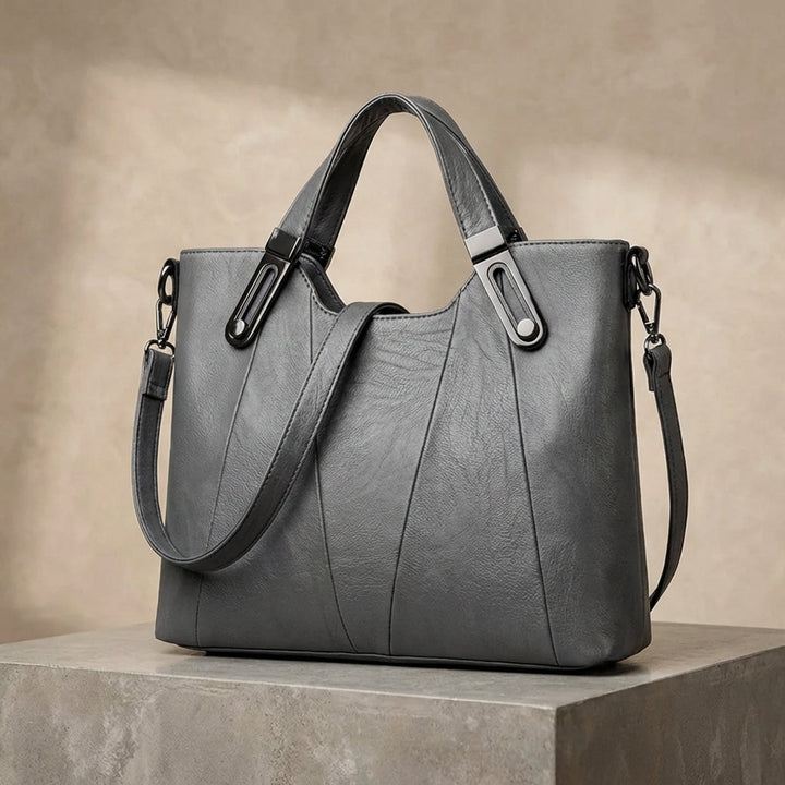 Bolso de Mano de Cuero Sienna