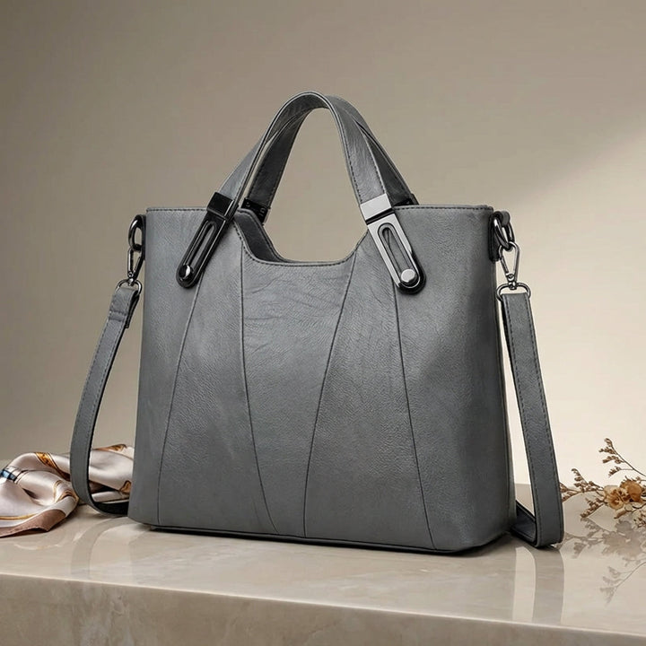 Bolso de Mano de Cuero Sienna