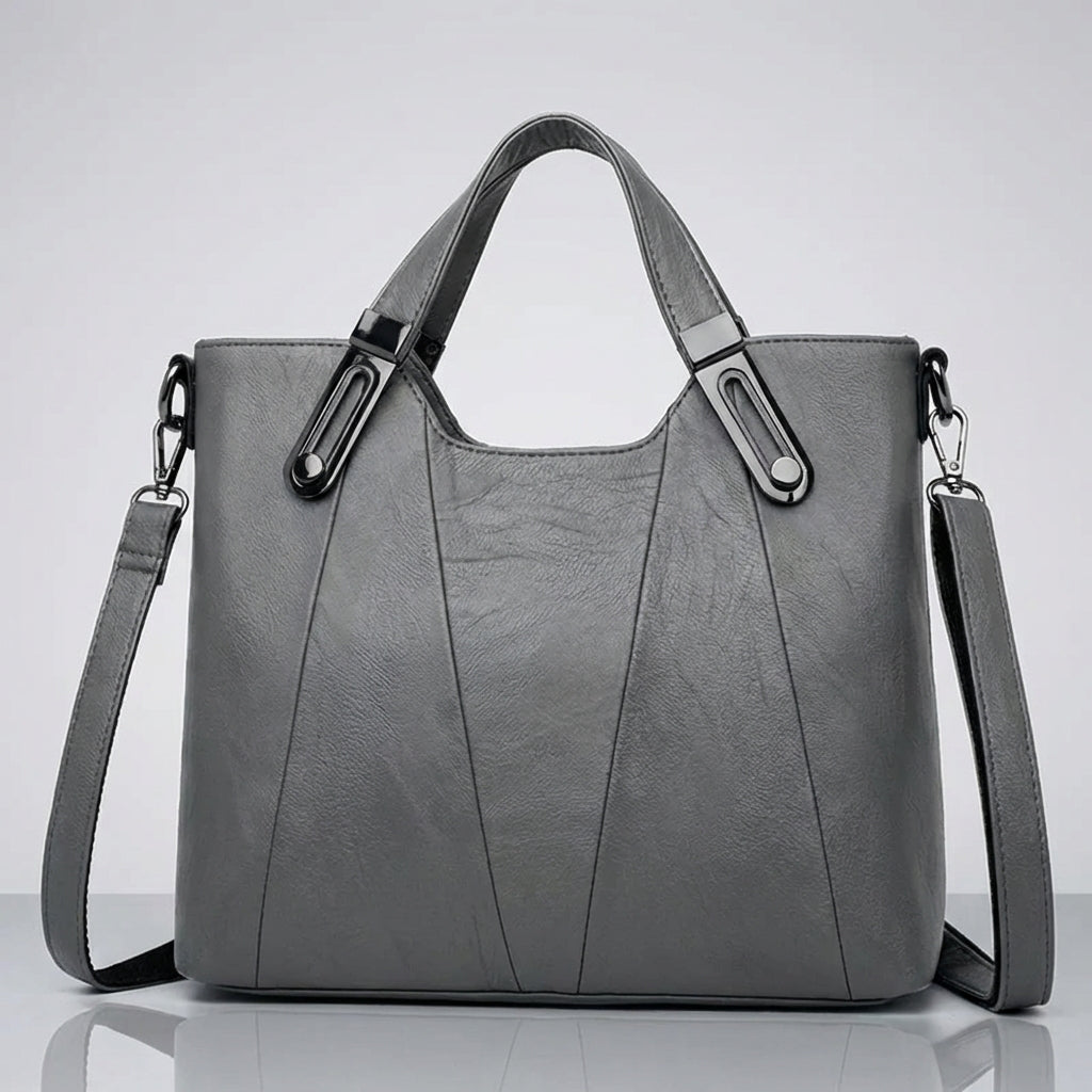 Bolso de Mano de Cuero Sienna