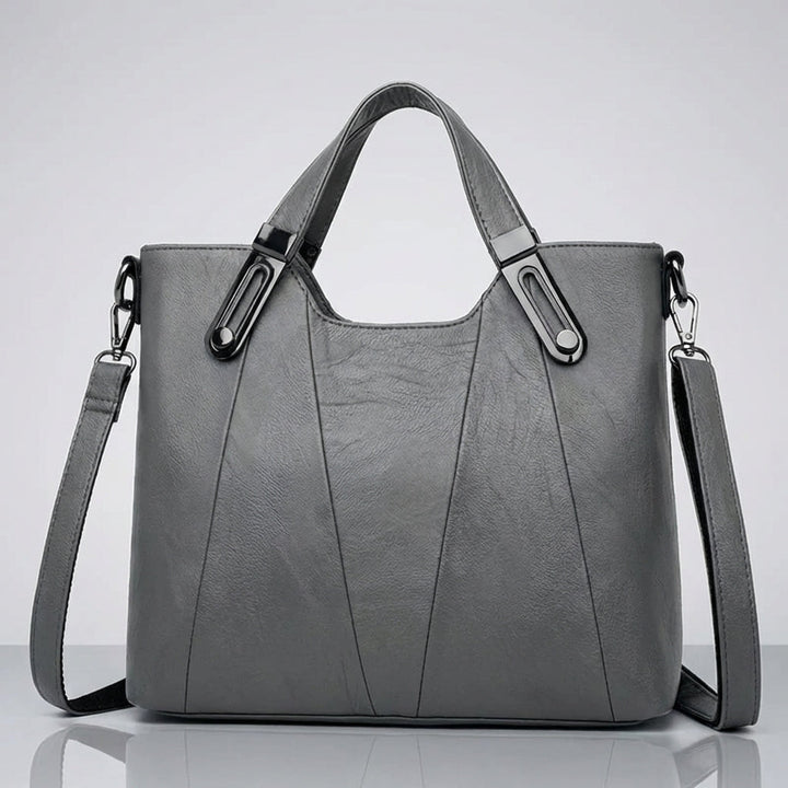 Bolso de Mano de Cuero Sienna