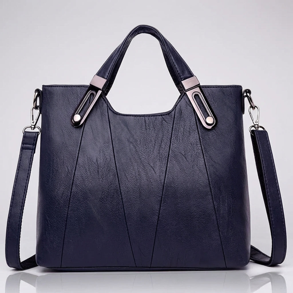 Bolso de Mano de Cuero Sienna