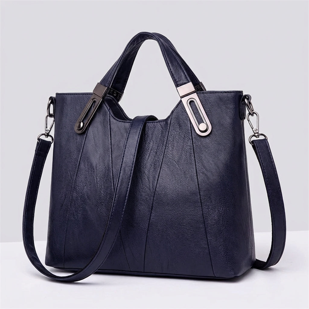 Bolso de Mano de Cuero Sienna
