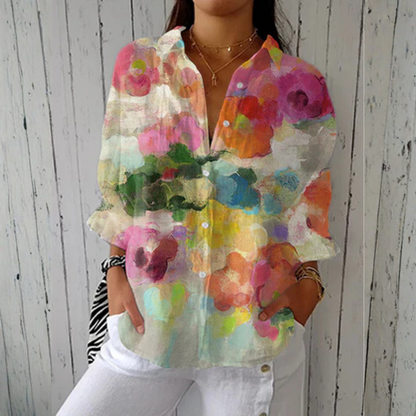 Lily Watercolour Dreams Blouse detail
