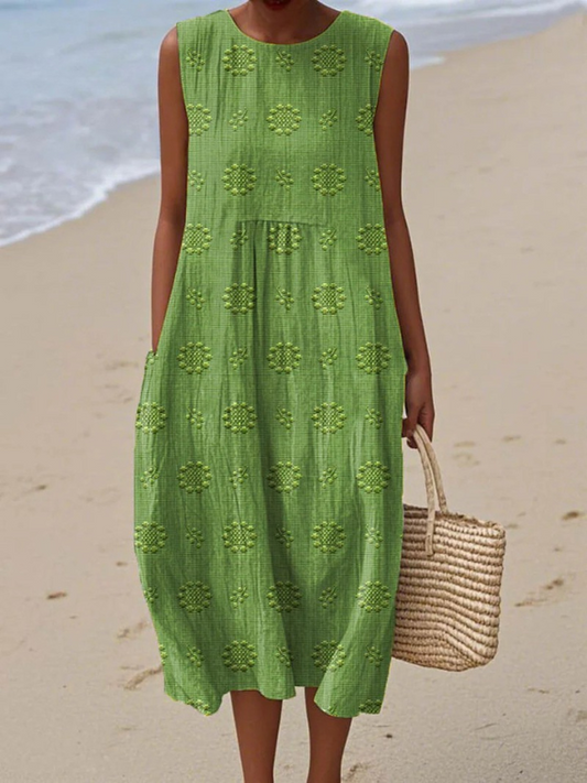 May | Patterned Midi Dress