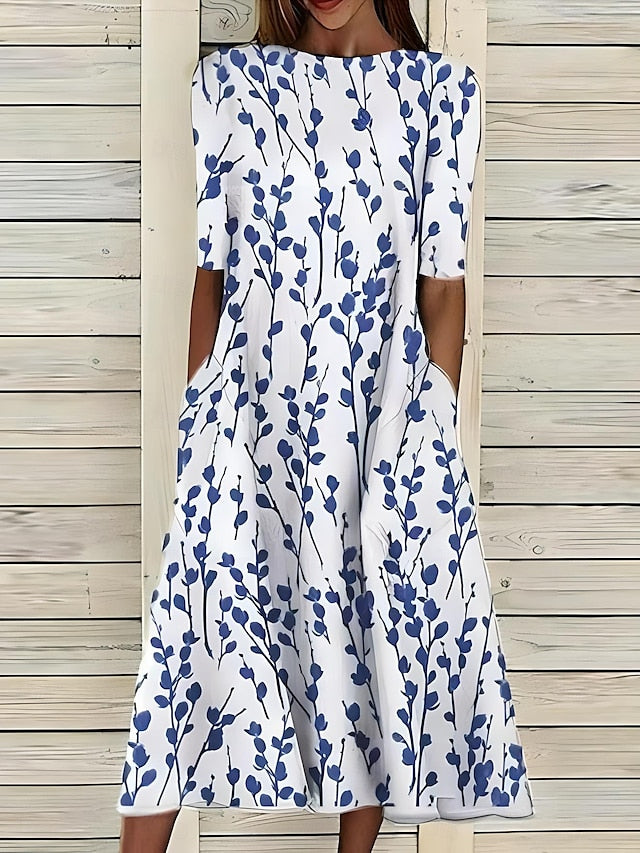 Annie Coastal Bloom Dress detail