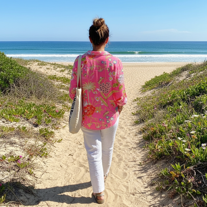 Floriana™ | Tropical Blossom Blouse